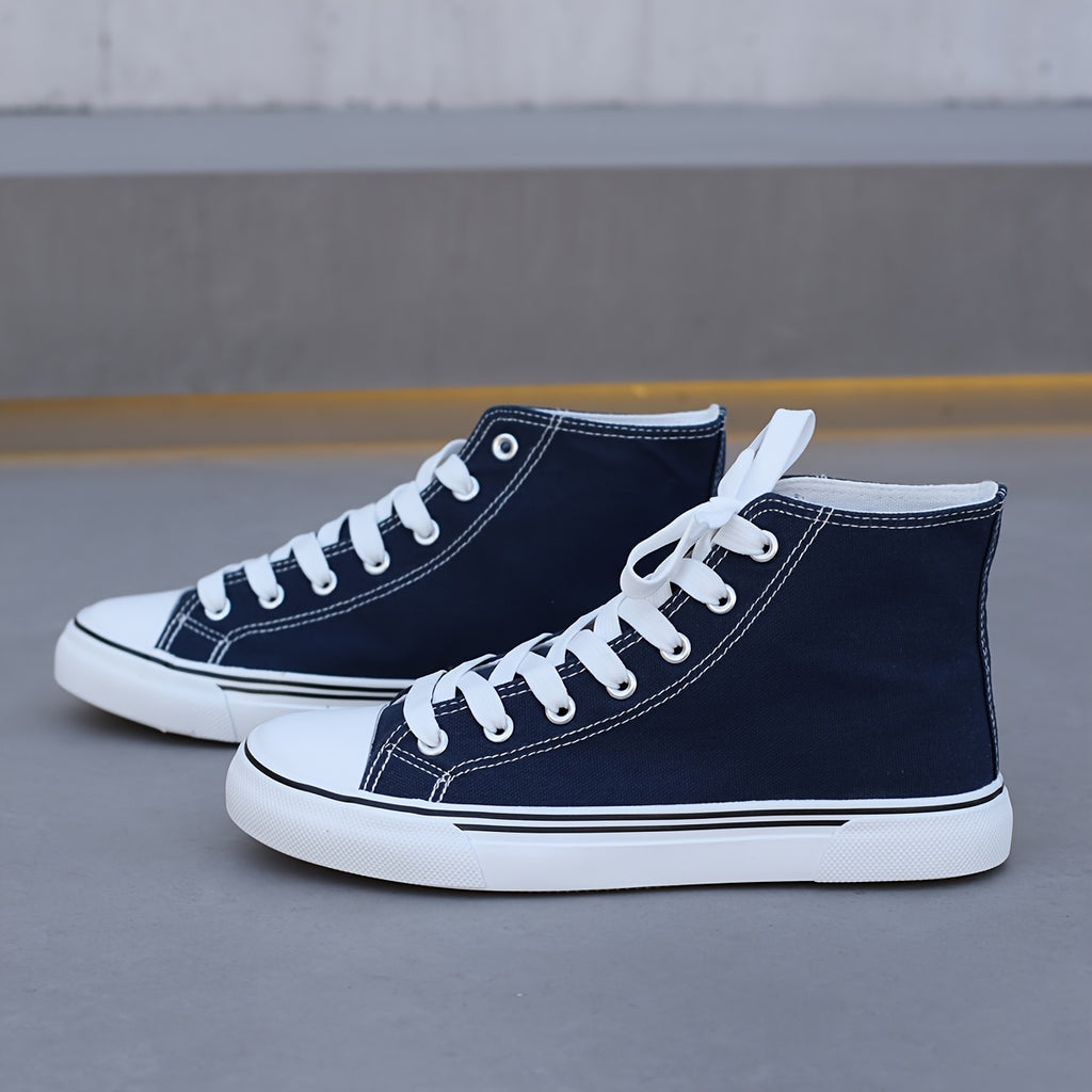 Lightweight Women's Low-Top Casual Sneakers, Lace-Up Rubber Sole Comfortable Shoes for Office & Students