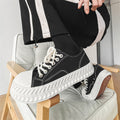 Classic Couple Style Canvas Sneakers for Men and Women, Breathable Lightweight Casual Walking Shoes for Daily Sports & Outdoor Wear